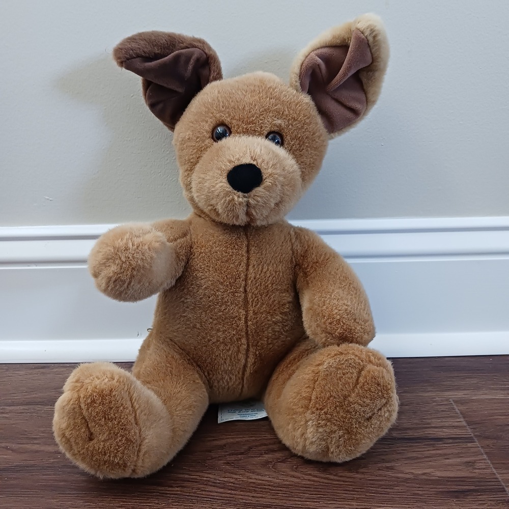 11" Build A-Bear Workshop Plush Puppy Dog Tan Brown Sugar Stuffed Animal Toy